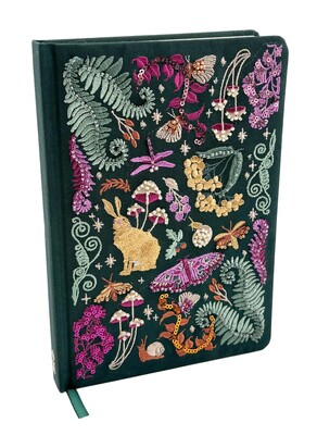 Forest Floor Embroidered Journal