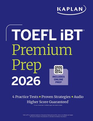 TOEFL iBT Premium Plus 2026 | Book by Kaplan Test Prep | Official