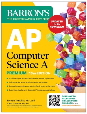 AP Computer Science A Premium, 13th Edition: Prep Book with 6 Practice Tests + Comprehensive Review + Online Practice (2026) AP Computer Science A Premium, 13th Edition: Prep Book with 6 Practice Tests + Comprehensive Review + Online Practice (2026)