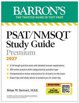 PSAT/NMSQT Premium Study Guide, 2027: 2 Practice Tests + Comprehensive Review + 200 Online Drills PSAT/NMSQT Premium Study Guide, 2027: 2 Practice Tests + Comprehensive Review + 200 Online Drills