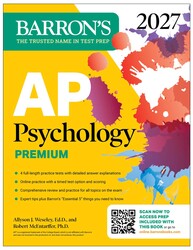 AP Psychology Premium, 2027: Prep Book with 3 Practice Tests + Comprehensive Review + Online Practice