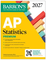 AP Statistics Premium, 2026: Prep Book with 9 Practice Tests +