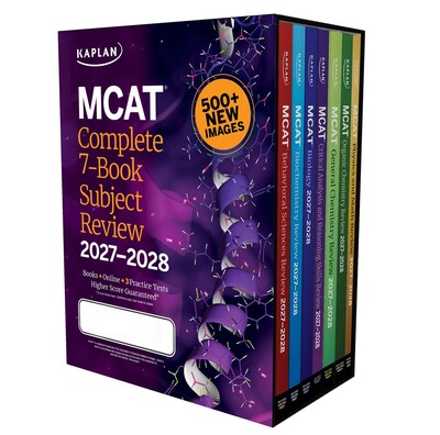 MCAT Complete 7-Book Subject Review 2027–2028 | Biggest Update Ever: 500+ New Images & All-New CARS Book | 3 Practice Tests (Kaplan Test Prep) MCAT Complete 7-Book Subject Review 2027–2028 | Biggest Update Ever: 500+ New Images & All-New CARS Book | 3 Practice Tests (Kaplan Test Prep)