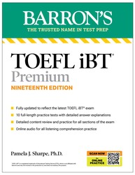 TOEFL iBT Premium with 8 Practice Tests + Online Audio, Eighteenth