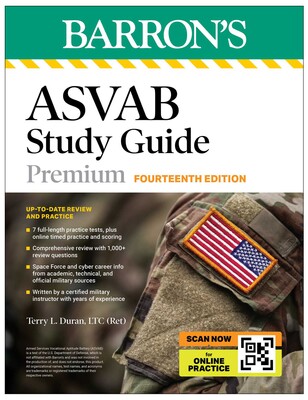 ASVAB Study Guide Premium, Fourteenth: 6 Practice Tests + Comprehensive Review + Online Practice (Barron's Test Prep) ASVAB Study Guide Premium, Fourteenth: 6 Practice Tests + Comprehensive Review + Online Practice (Barron's Test Prep)