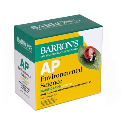 AP Environmental Science Flashcards, Fifth Edition: Up-to-Date Review