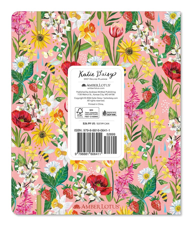 Katie Daisy 2027 Deluxe Weekly Planner