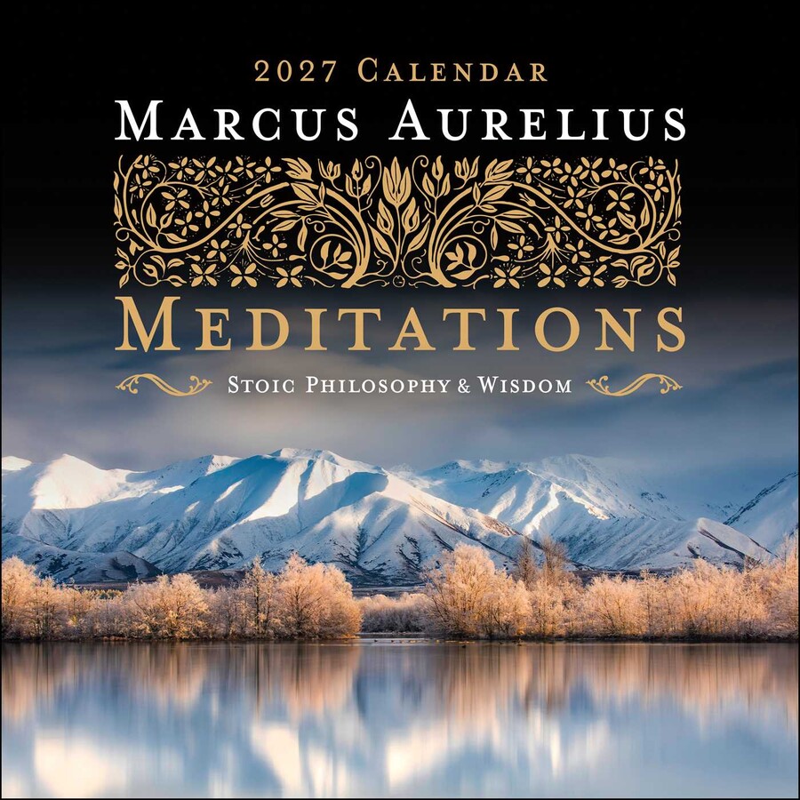 Marcus Aurelius Meditations 2027 Wall Calendar