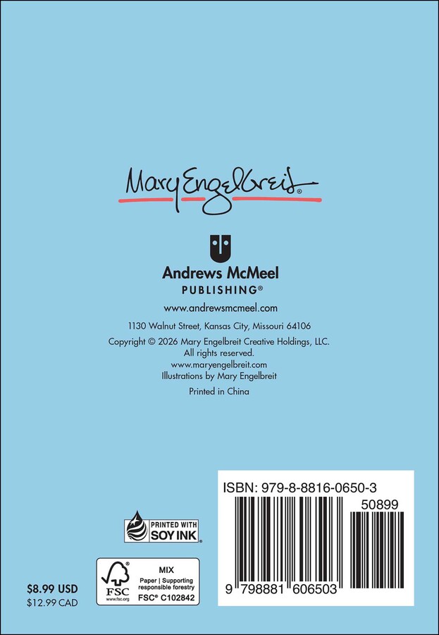 Mary Engelbreit's Good Vibes Only 2027 Monthly Pocket Planner Calendar