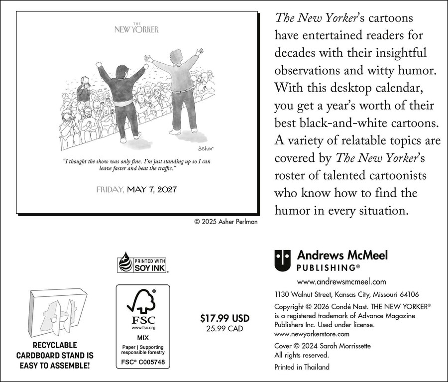 Cartoons from The New Yorker 2027 Day-to-Day Calendar