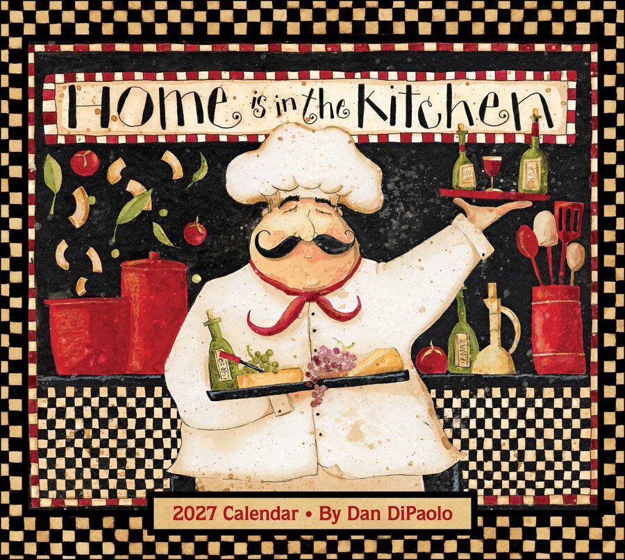 Home is in the Kitchen 2027 Deluxe Wall Calendar