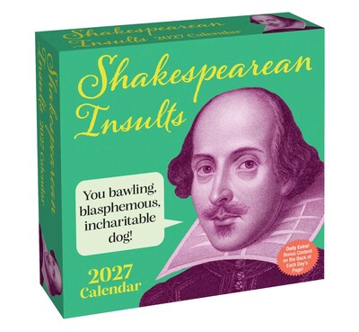 Shakespearean Insults 2027 Day-to-Day Calendar Shakespearean Insults 2027 Day-to-Day Calendar