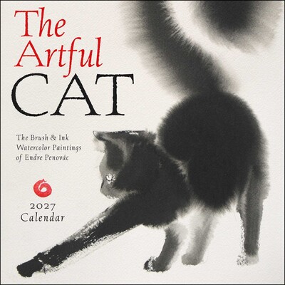 Artful Cat 2027 Wall Calendar Artful Cat 2027 Wall Calendar
