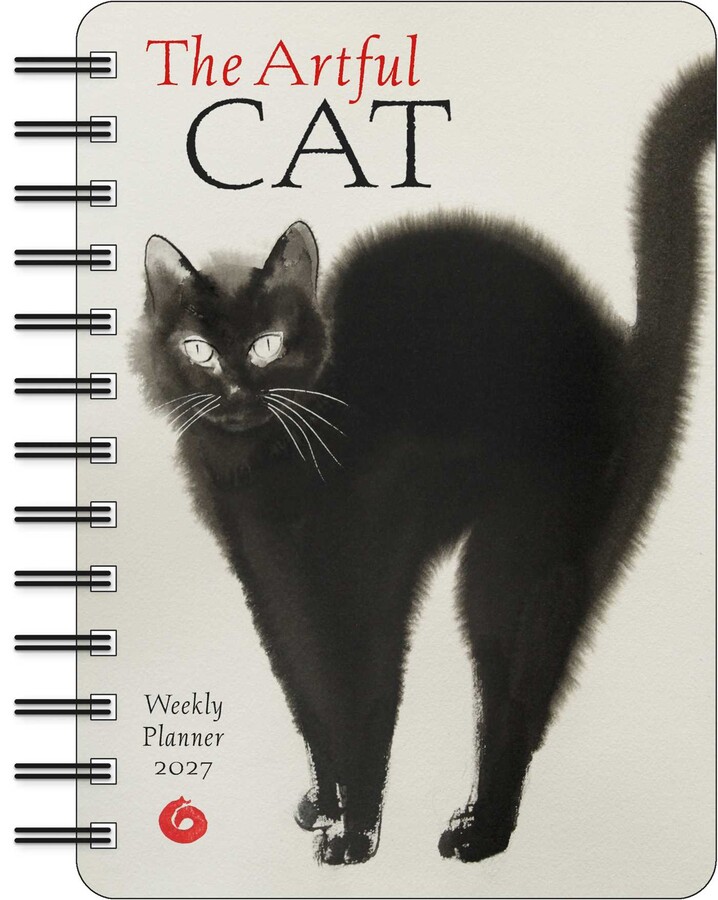 Artful Cat 2027 Weekly Planner Calendar