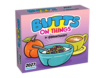 Butts on Things 2027 Day-to-Day Calendar Butts on Things 2027 Day-to-Day Calendar