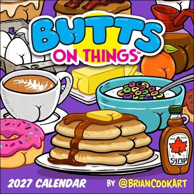 Butts on Things 2027 Wall Calendar Butts on Things 2027 Wall Calendar