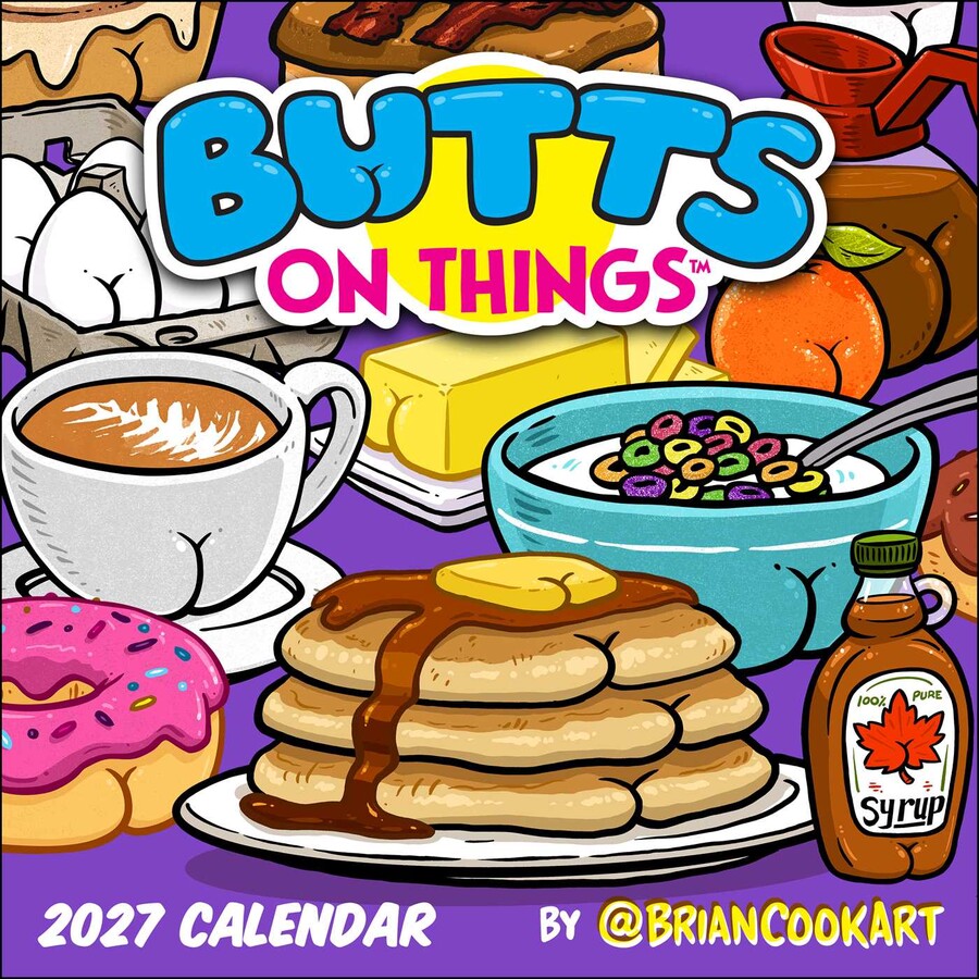Butts on Things 2027 Wall Calendar