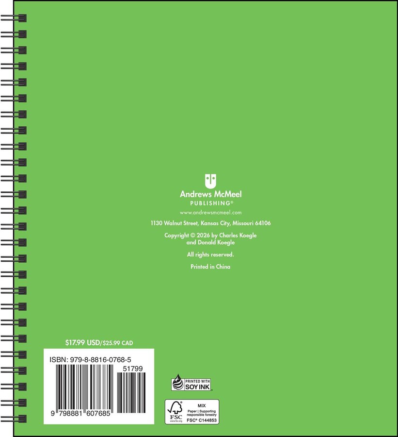 Left-Hander's 2027 Weekly Planner Calendar