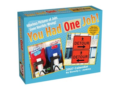You Had One Job 2027 Day-to-Day Calendar You Had One Job 2027 Day-to-Day Calendar