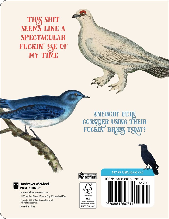 Effin' Birds 2027 Monthly/Weekly Planner Calendar