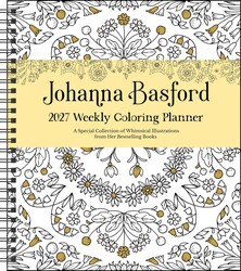 Johanna Basford 2027 Weekly Coloring Calendar