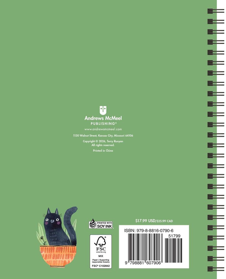 Feline 2027 Monthly/Weekly Planner Calendar