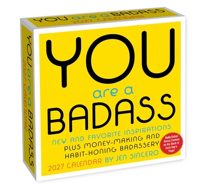 You Are a Badass 2027 Day-to-Day Calendar You Are a Badass 2027 Day-to-Day Calendar