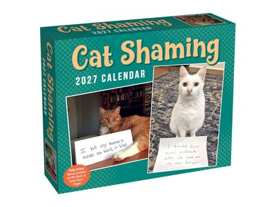 Cat Shaming 2027 Day-to-Day Calendar Cat Shaming 2027 Day-to-Day Calendar