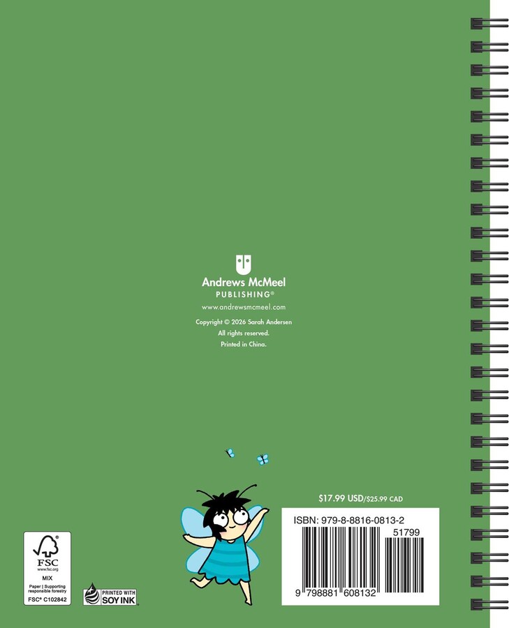 Sarah's Scribbles 2027 Monthly/Weekly Planner Calendar