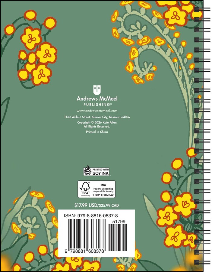 Kate Allan 2027 Weekly/Monthly Planner Calendar