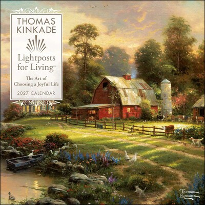 Thomas Kinkade Lightposts for Living 2027 Wall Calendar Thomas Kinkade Lightposts for Living 2027 Wall Calendar