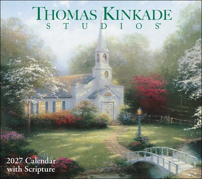 Thomas Kinkade Studios® 2027 Deluxe Wall Calendar with Scripture Thomas Kinkade Studios® 2027 Deluxe Wall Calendar with Scripture