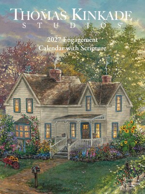 Thomas Kinkade Studios® 2027 Monthly/Weekly Engagement Calendar with Scripture Thomas Kinkade Studios® 2027 Monthly/Weekly Engagement Calendar with Scripture
