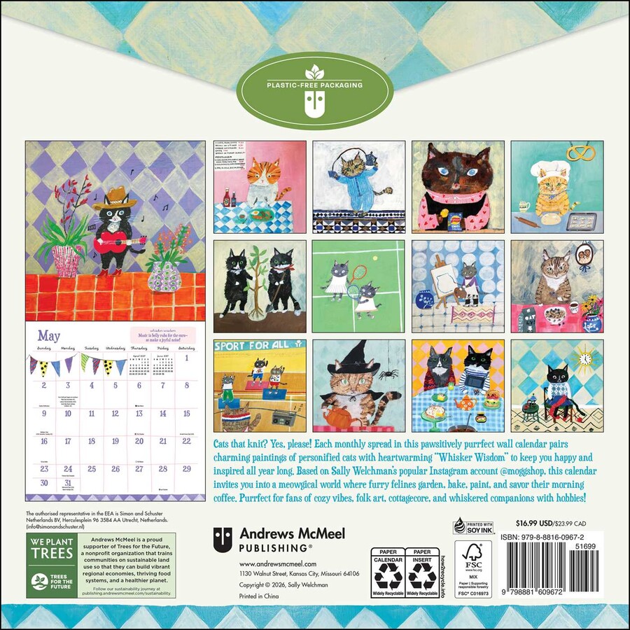 Sally Welchman 2027 Wall Calendar