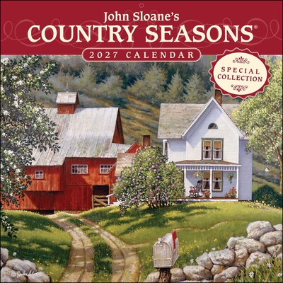 John Sloane's Country Seasons® Special Collection 2027 Wall Calendar John Sloane's Country Seasons® Special Collection 2027 Wall Calendar