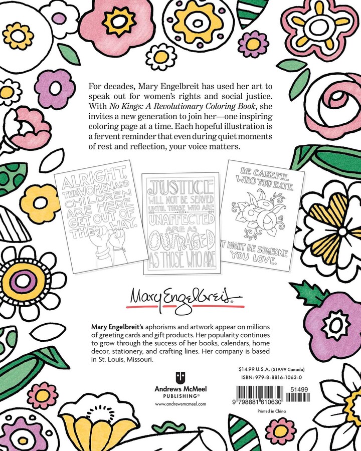 No Kings: A Revolutionary Coloring Book