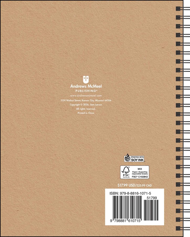 Sam Larson 12-Month 2027 Monthly/Weekly Planner Calendar