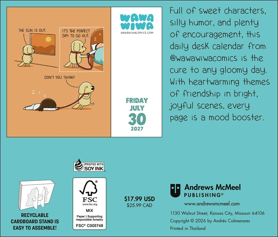 Wawawiwa 2027 Day-to-Day Calendar