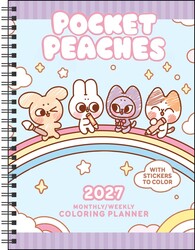 Pocket Peaches 2027 Monthly/Weekly Coloring Planner with Stickers to Color Pocket Peaches 2027 Monthly/Weekly Coloring Planner with Stickers to Color