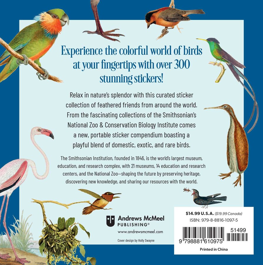 Birds: A Smithsonian Sticker Book
