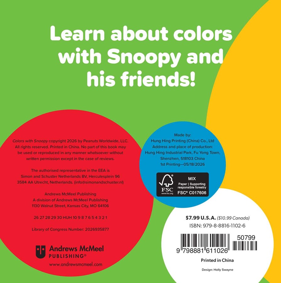 Colors with Snoopy