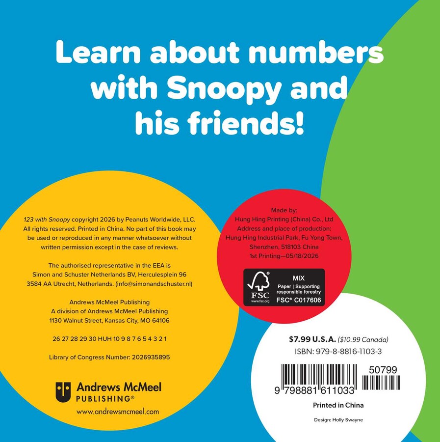 123 with Snoopy