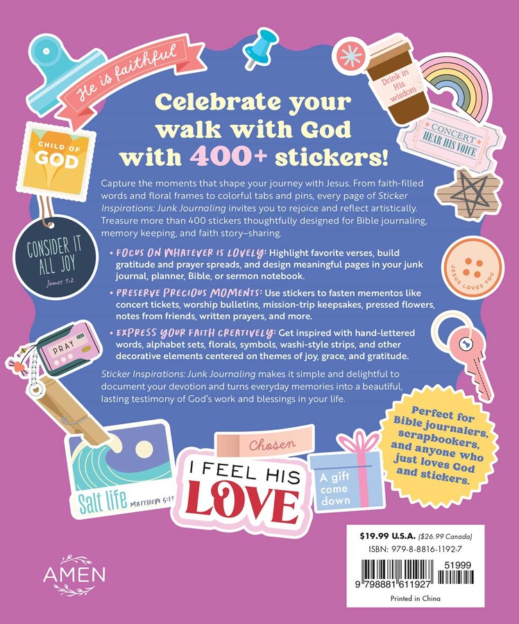 Sticker Inspirations Junk Journaling