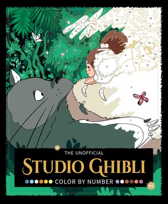 Unofficial Studio Ghibli Color by Number Book Unofficial Studio Ghibli Color by Number Book