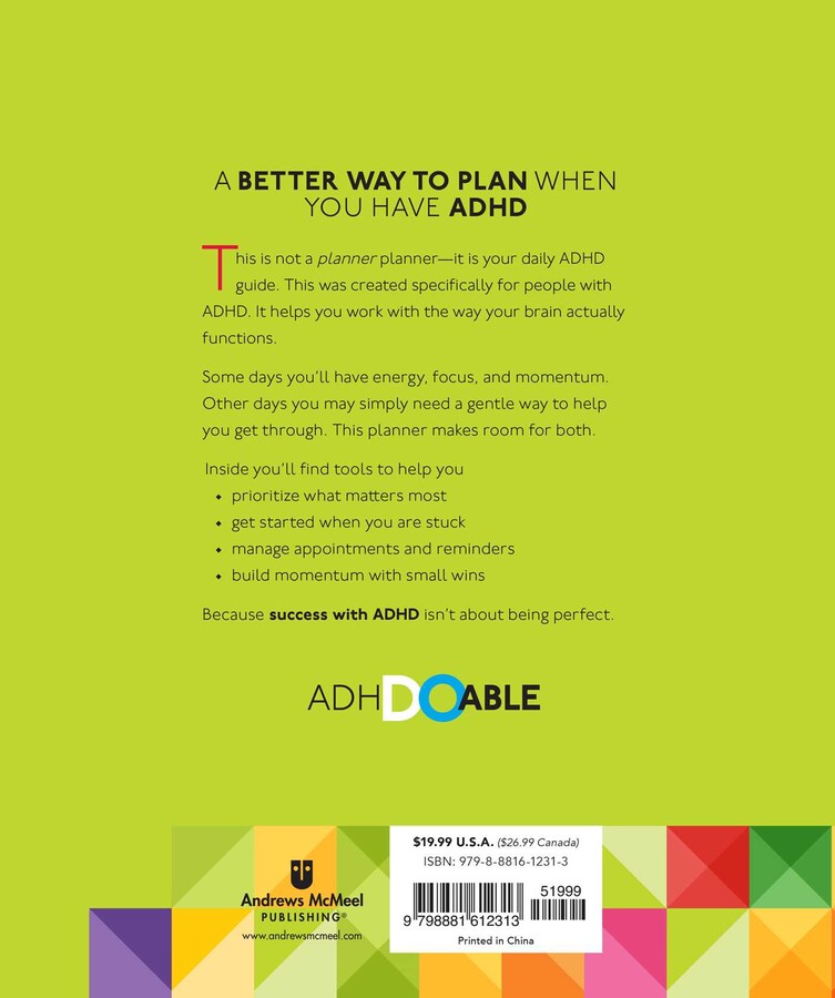 Stress-Less ADHD Planner