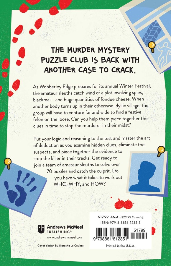 Murder Mystery Club Puzzle Book