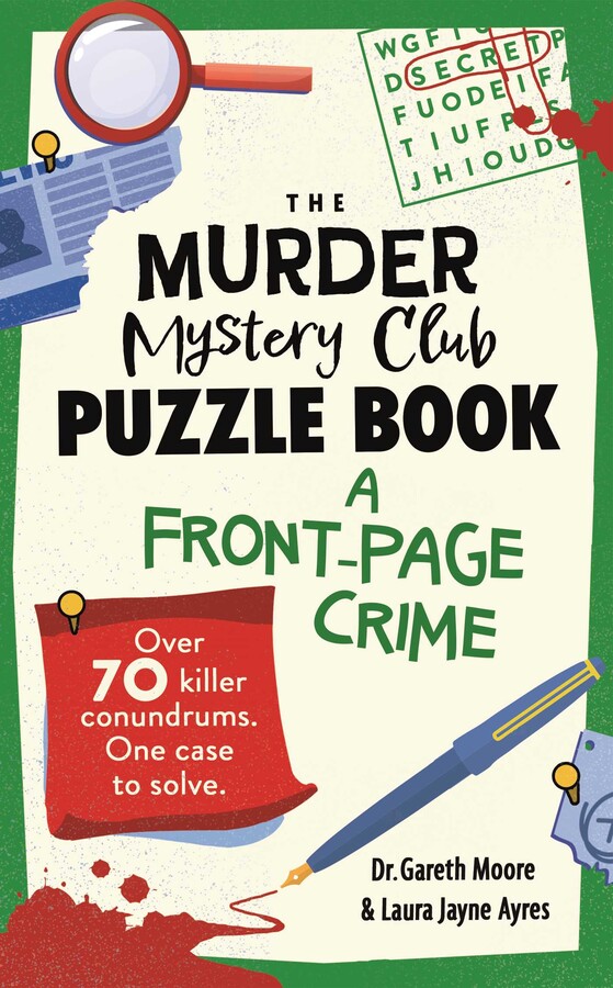 Murder Mystery Club Puzzle Book