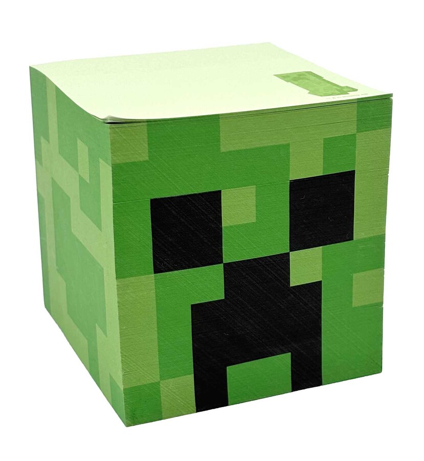 Minecraft: Creeper Sticky Note Cube