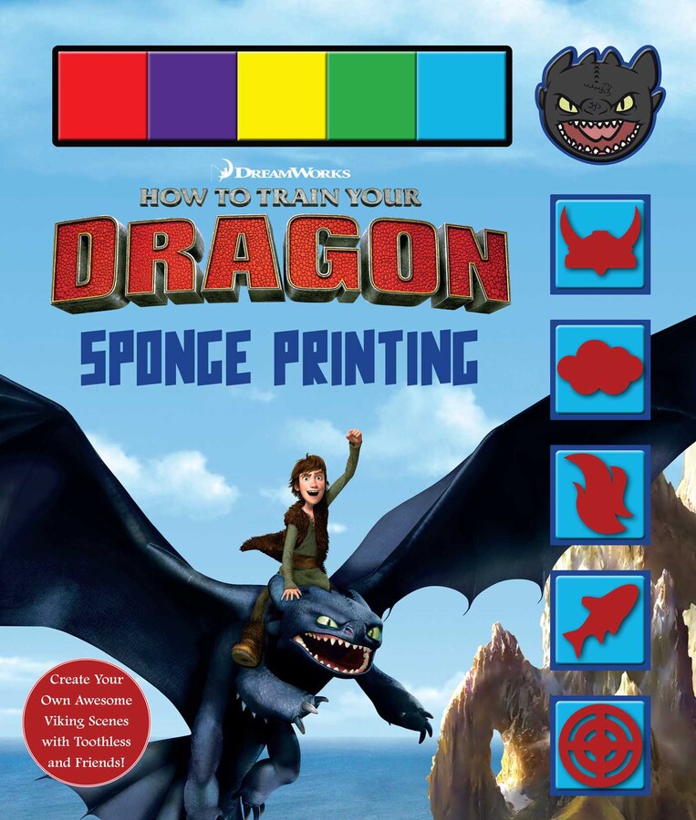 How to Train Your Dragon Sponge Printing Kit