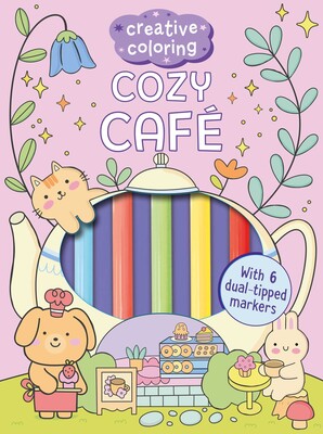 Creative Coloring: Cozy Café Mini-Coloring Kit Creative Coloring: Cozy Café Mini-Coloring Kit